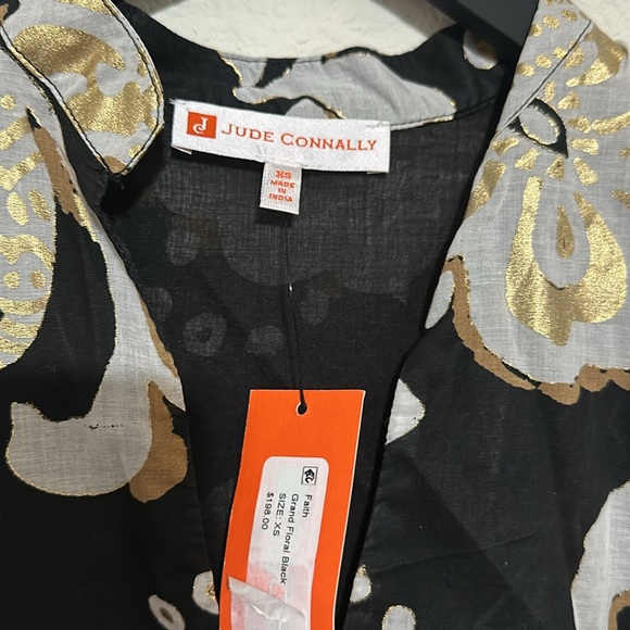 NWT Jude Connally Faith Dress Grand Floral Black - Picture 7 of 8